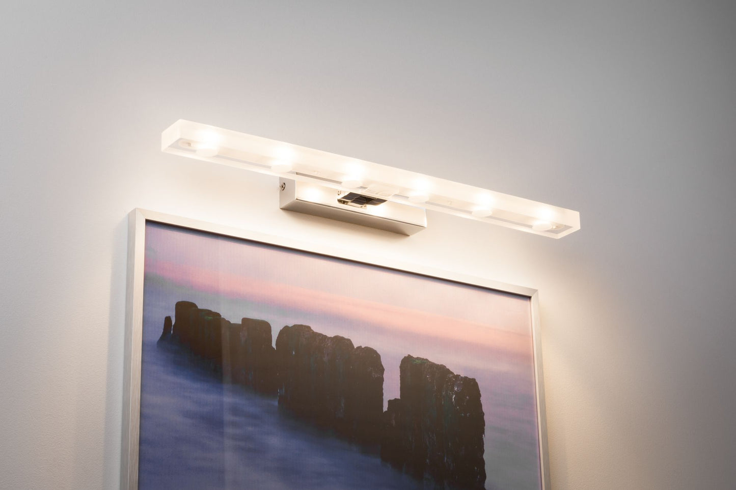 Paulmann Galeria LED Bilderleuchte Block 7W Chrom/transparent 230V Metall/Acryl