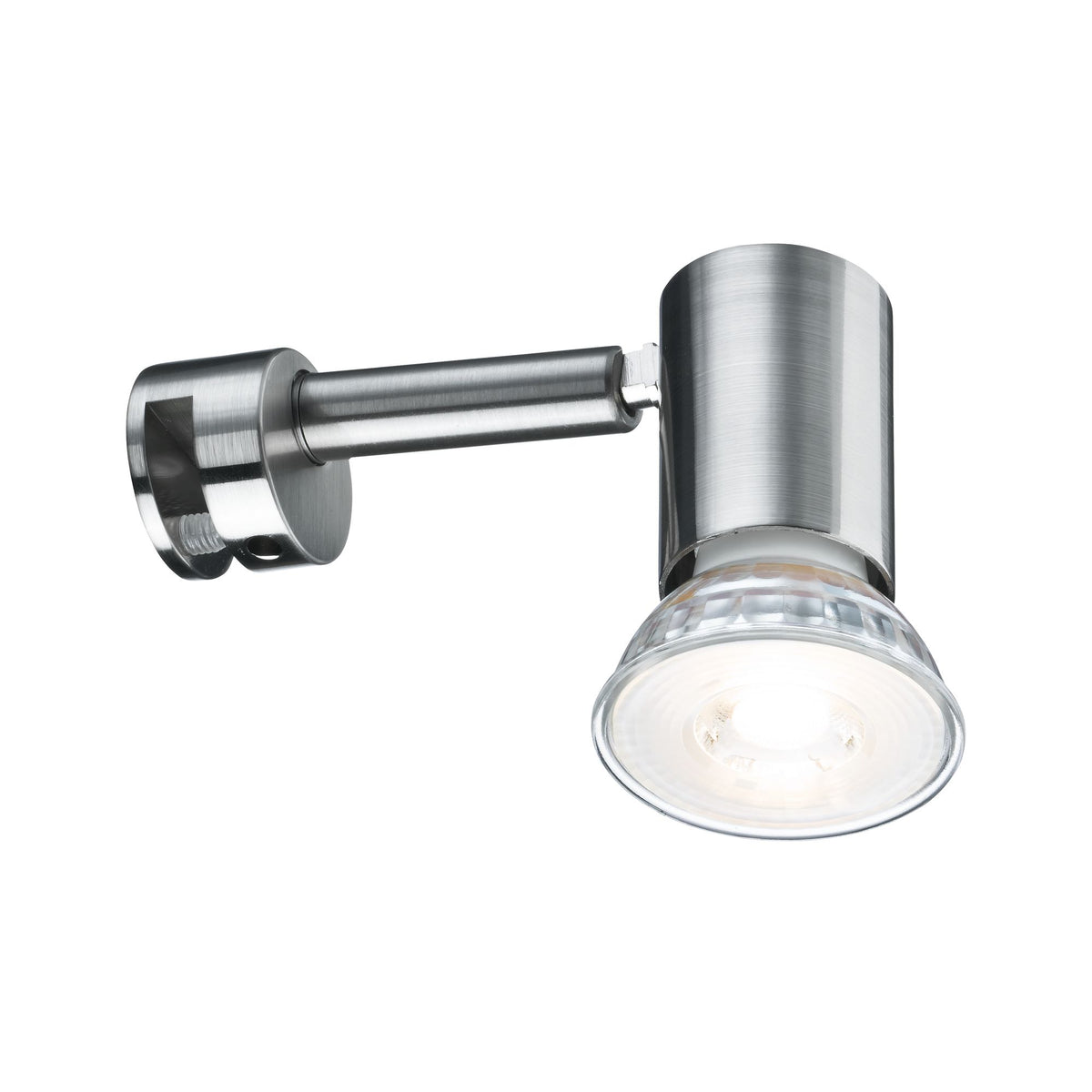 Paulmann Galeria Simplo LED Spiegelleuchte 1x5,3W GU10 Eisen gebürstet 230V Metall
