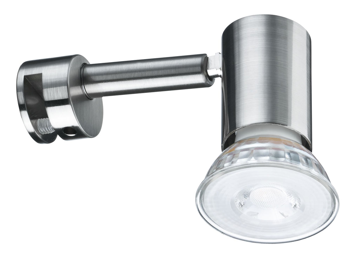 Paulmann Galeria Simplo LED Spiegelleuchte 1x5,3W GU10 Eisen gebürstet 230V Metall