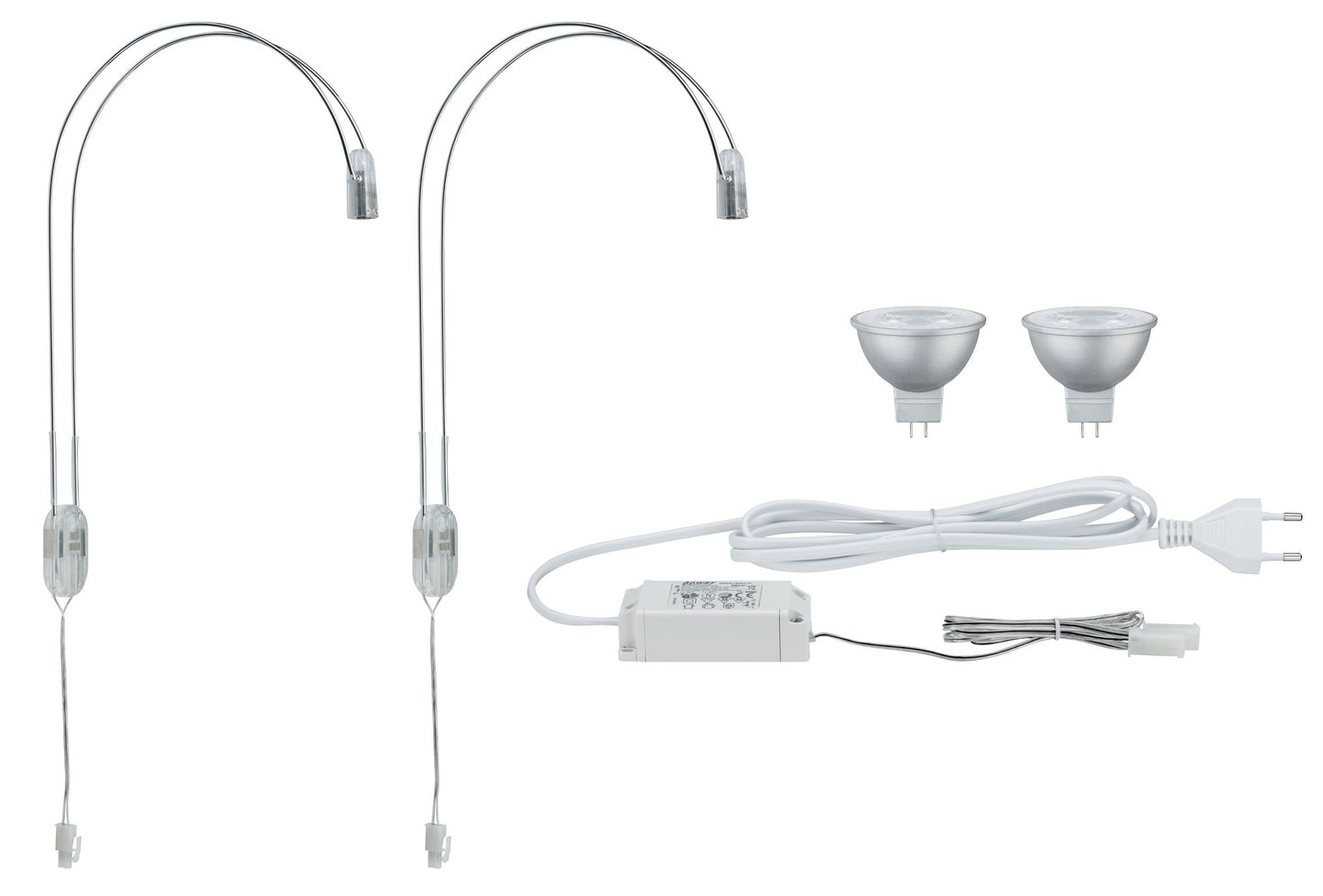 Paulmann Galeria LED II 2x4W GU5,3 Chrom 230/12V Metall