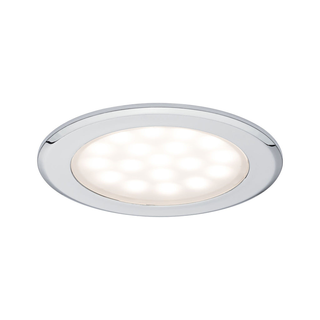 Paulmann Möbel EBL Set rund LED 2x2,5W 6VA 230/12V 3000K Chrom/Alu