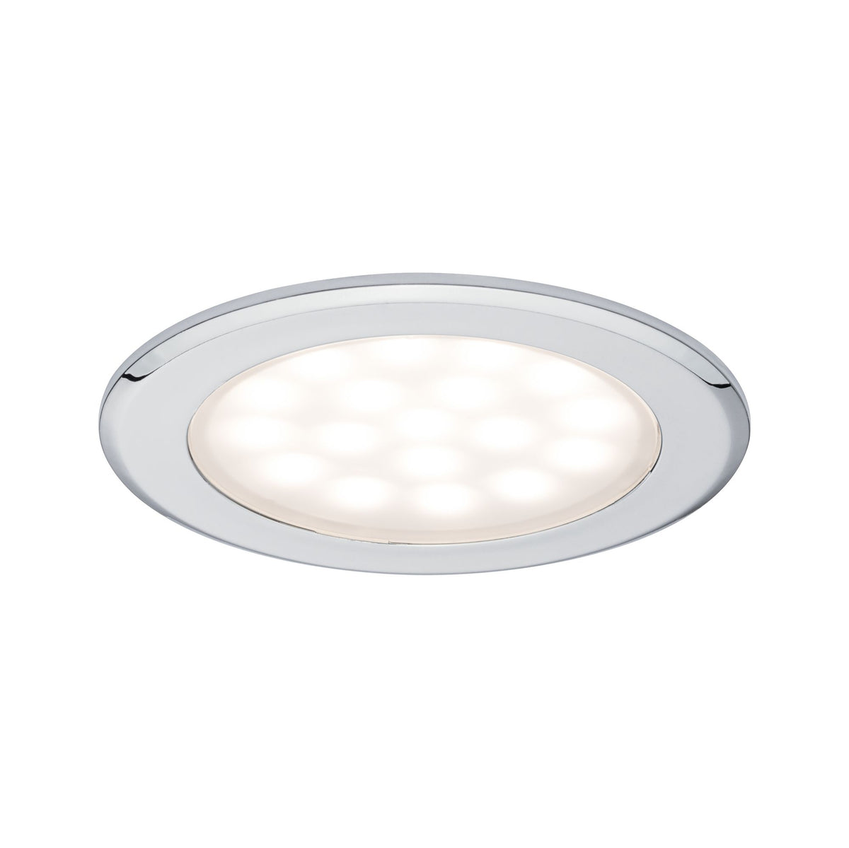 Paulmann Möbel EBL Set rund LED 2x2,5W 6VA 230/12V 3000K Chrom/Alu