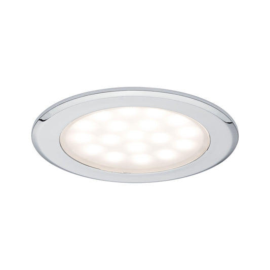 Paulmann Möbel EBL Set rund LED 2x2,5W 6VA 230/12V 3000K Chrom/Alu