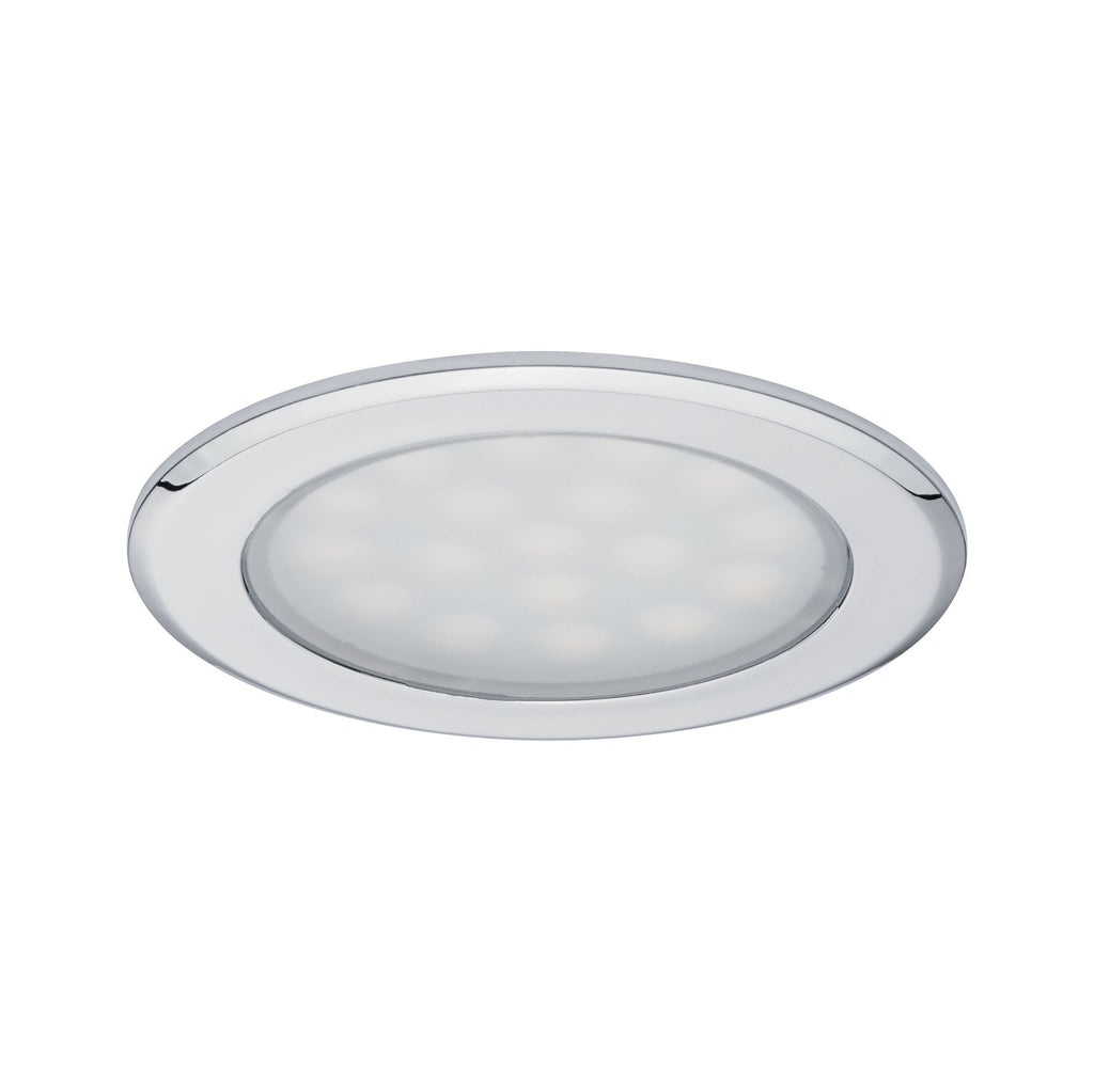 Paulmann Möbel EBL Set rund LED 2x2,5W 6VA 230/12V 3000K Chrom/Alu