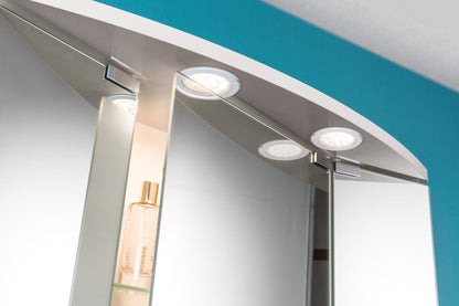 Paulmann Möbel EBL Set rund LED 2x2,5W 6VA 230/12V 3000K Chrom/Alu