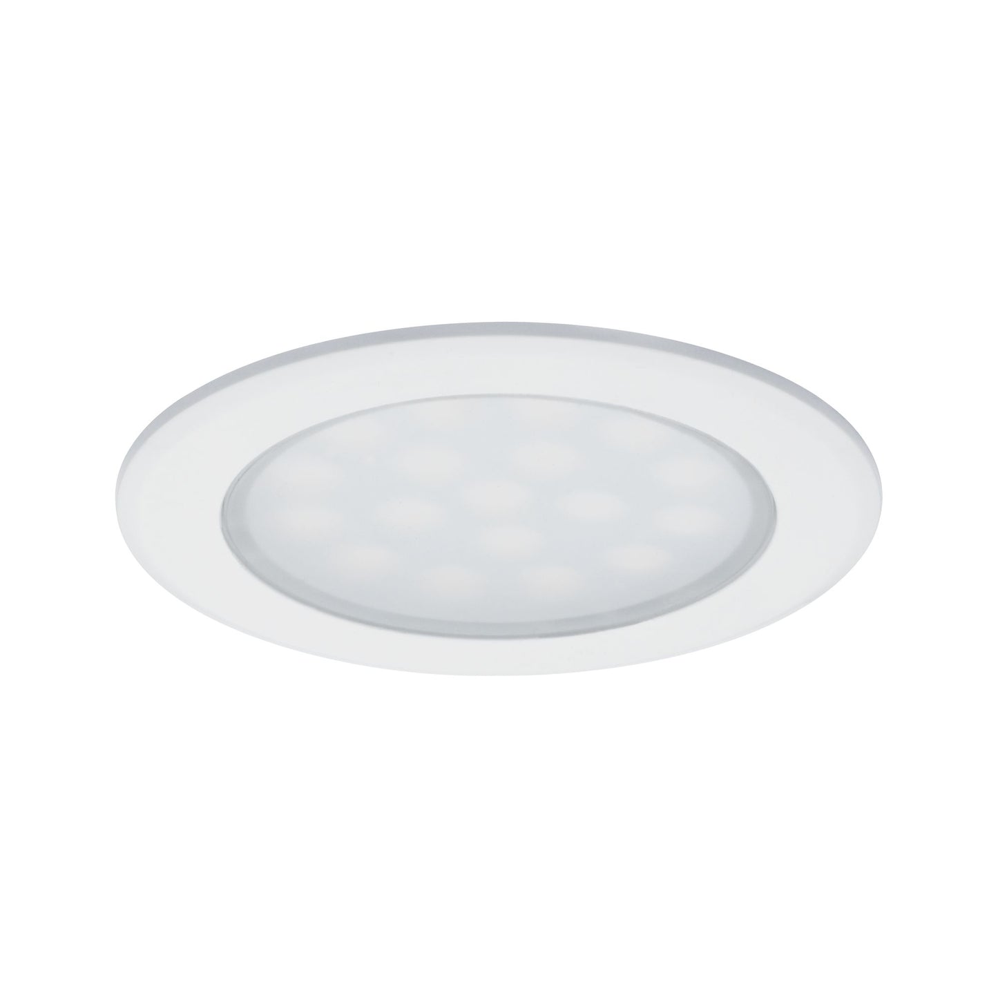 Paulmann Möbel EBL Set rund LED 2x2,5W 6VA 230/12V 3000K Weiß matt/Alu