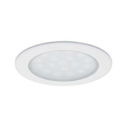 Paulmann Möbel EBL Set rund LED 2x2,5W 6VA 230/12V 3000K Weiß matt/Alu