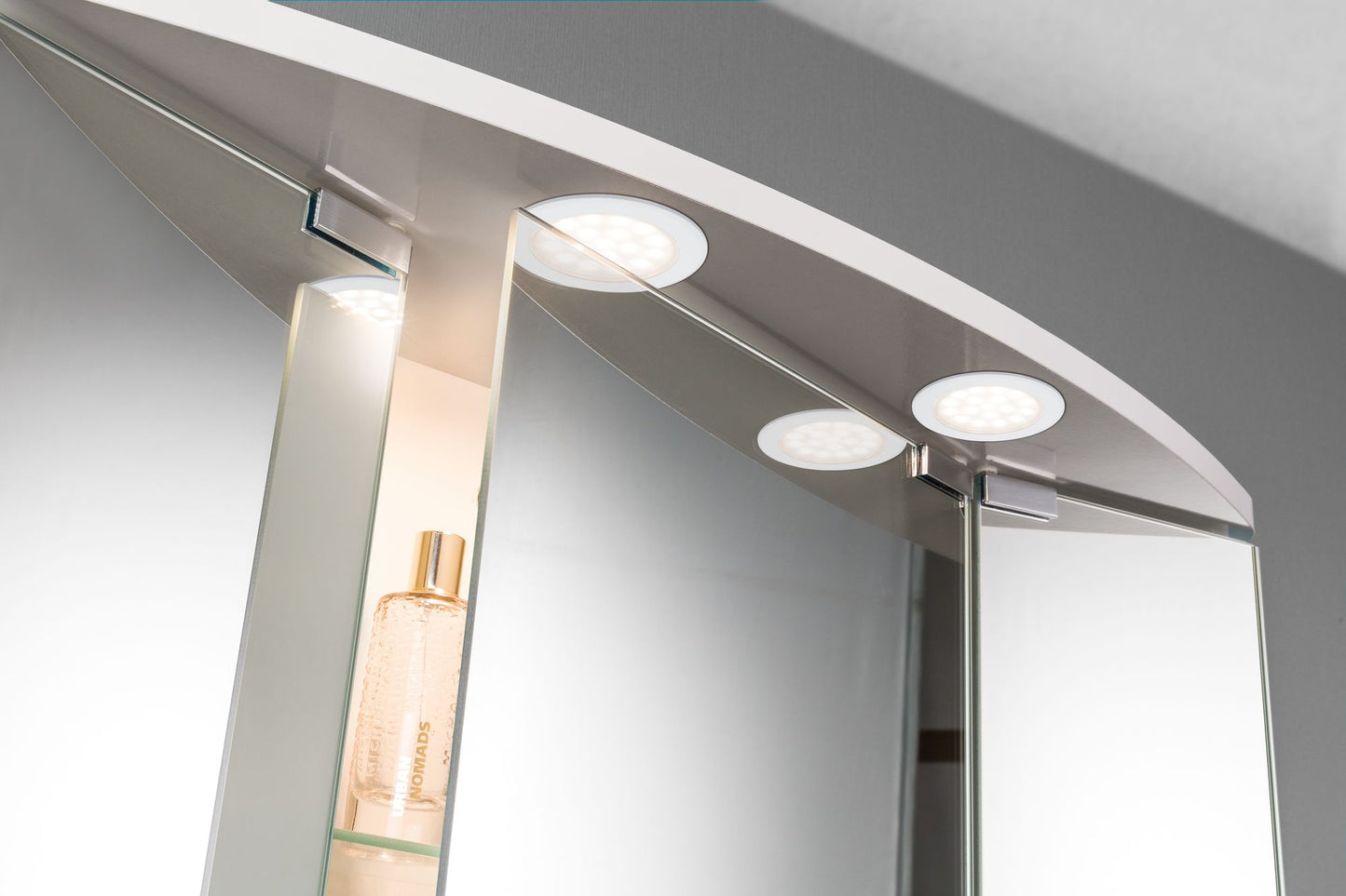 Paulmann Möbel EBL Set rund LED 2x2,5W 6VA 230/12V 3000K Weiß matt/Alu