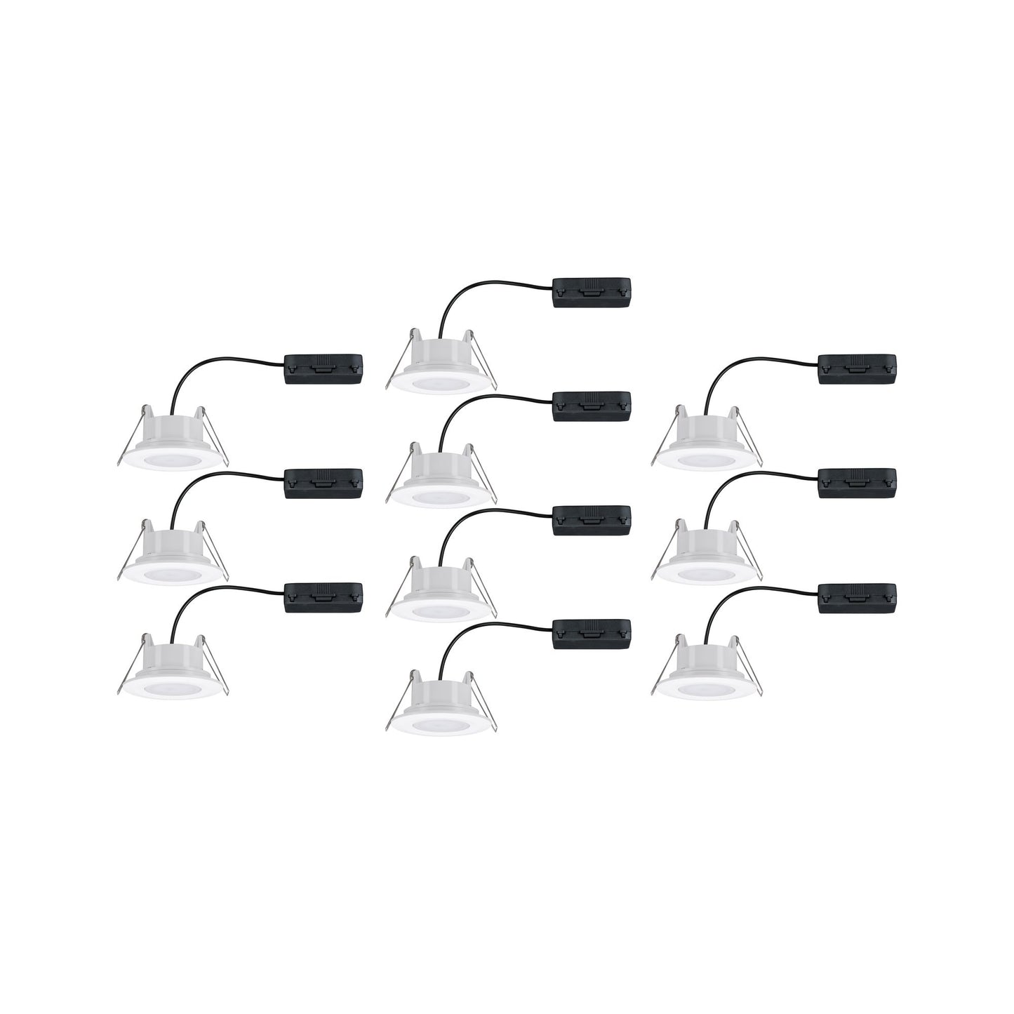 Paulmann Einbauleuchte LED Calla rund 10x6W  Weiß matt schwenkbar 4000K