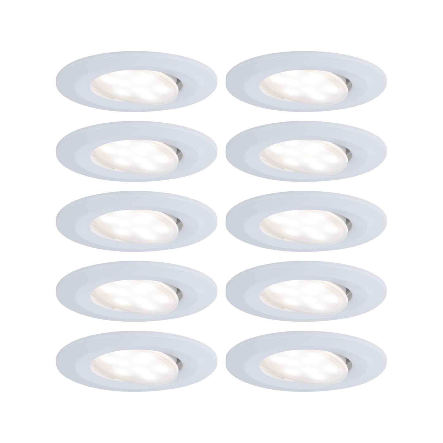 Paulmann Einbauleuchte LED Calla rund 10x5,2W  Weiß matt schwenkbar 4000K