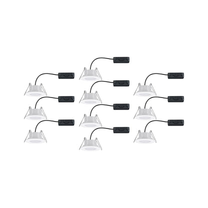 Paulmann Einbauleuchte LED Calla rund 10x5,2W  Weiß matt schwenkbar 4000K