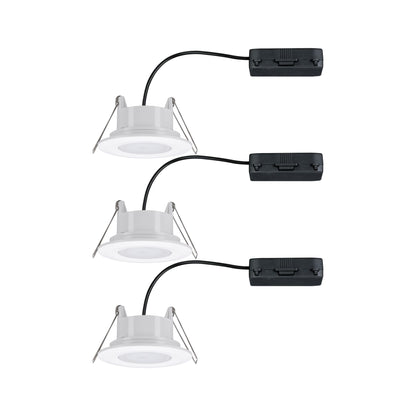 Paulmann Einbauleuchte LED Calla rund 3x6W  Weiß matt schwenkbar 4000K