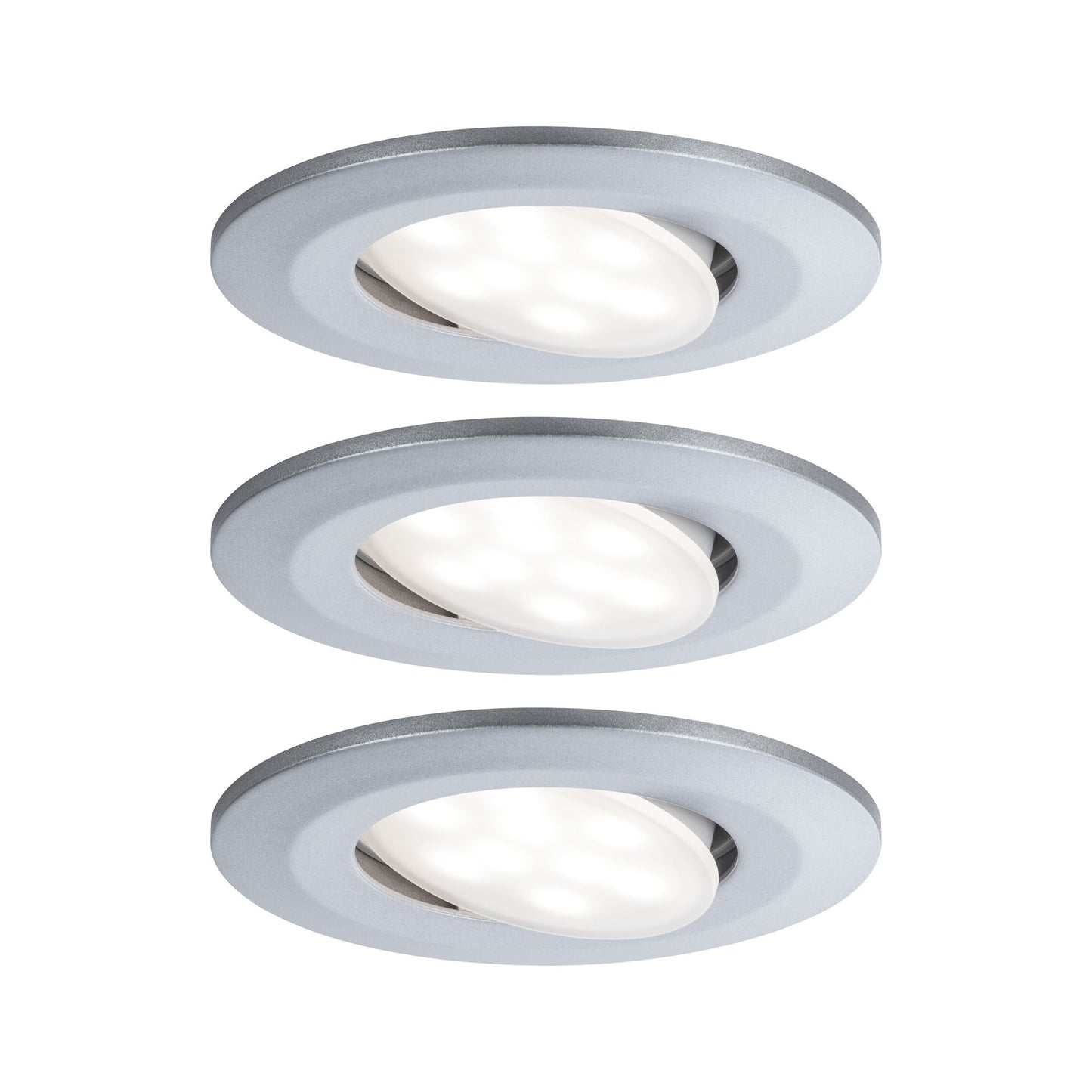 Paulmann Einbauleuchte LED Calla rund 3x6W  Chrom matt schwenkbar 4000K