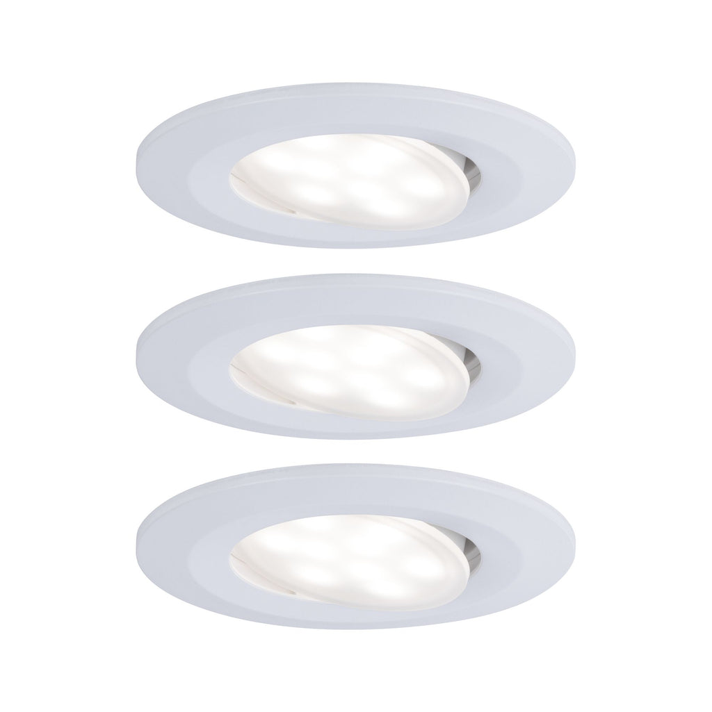Paulmann Einbauleuchte LED Calla rund 3x5,2W  Weiß matt schwenkbar 4000K