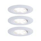Paulmann Einbauleuchte LED Calla rund 3x5,2W  Weiß matt schwenkbar 4000K