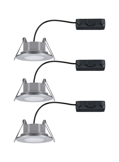 Paulmann Einbauleuchte LED Calla rund 3x5,2W  Chrom matt schwenkbar 4000K