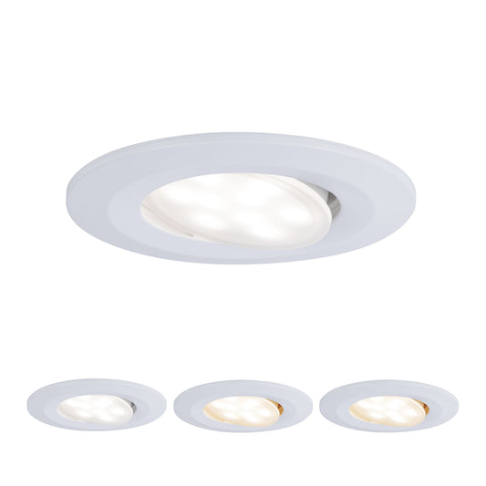 Paulmann Einbauleuchte LED Calla rund 1x5W  Weiß matt schwenkbar Whiteswitch