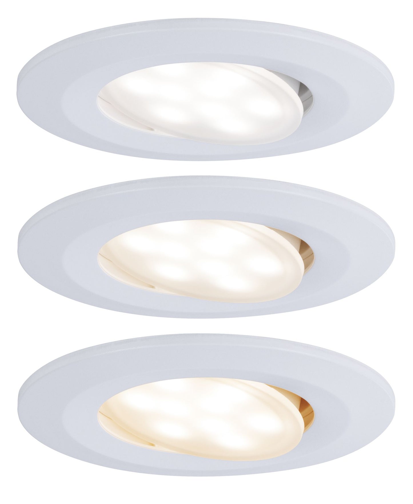 Paulmann Einbauleuchte LED Calla rund 3x5W  Weiß matt schwenkbar Whiteswitch