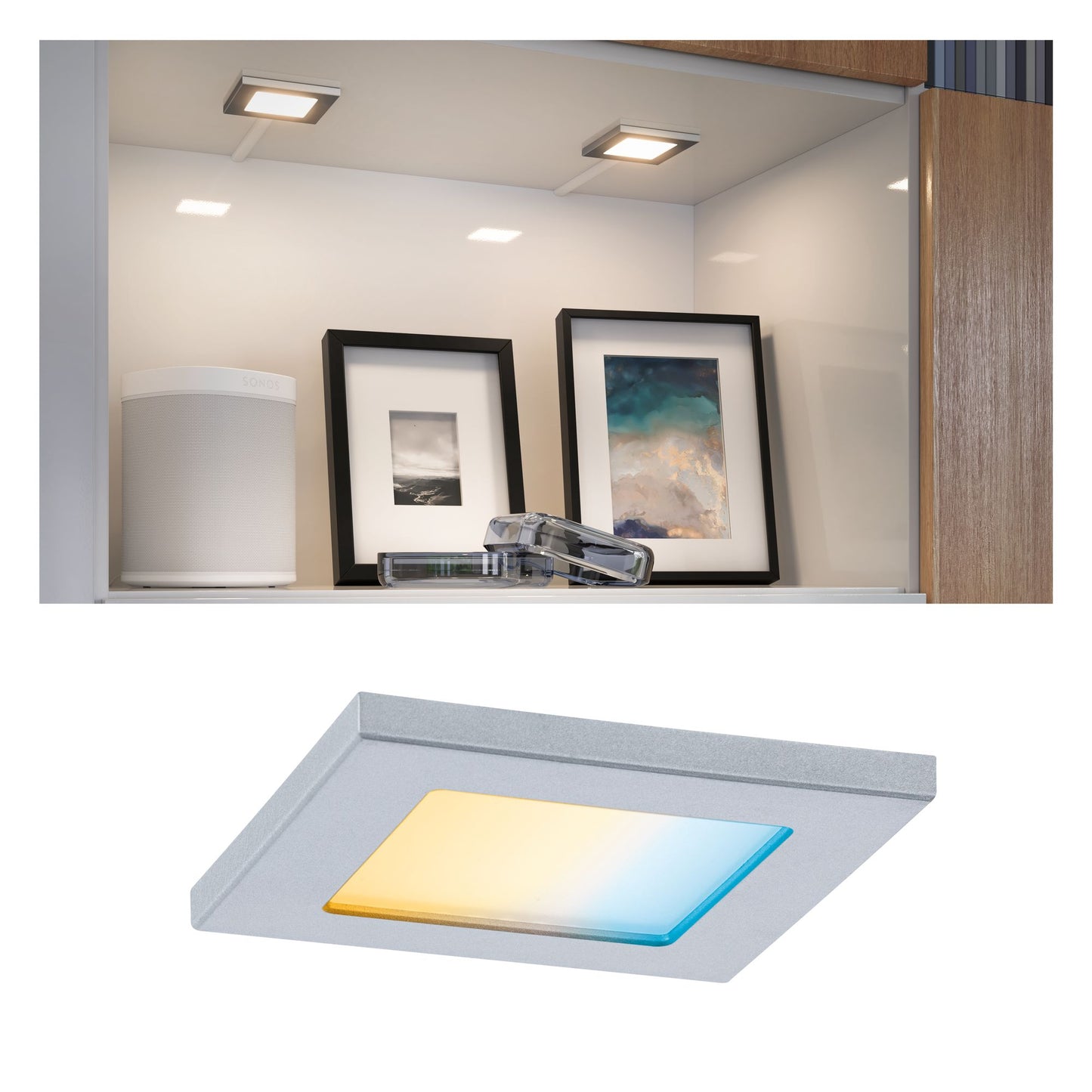 Paulmann Clever Connect Spot Pola 2W 2700-6500K tunable White 12V Chrom matt/Kunststoff