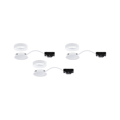 Paulmann Möbel Set Pukk 3x3W 210lm 12/230V 2700K Kunststoff/Weiß