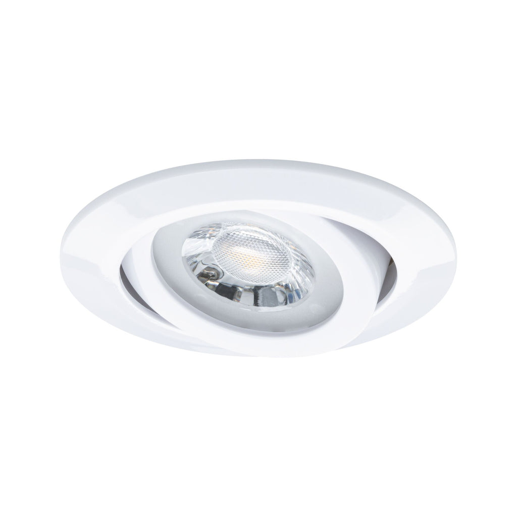 Paulmann LED Einbauleuchte  10er-Set schwenkbar rund 82mm 70°  10x4,8W 10x450lm 230V  3000K Weiß