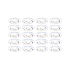 Paulmann LED Einbauleuchte  20er-Set schwenkbar rund 82mm 70°  20x4,8W 20x450lm 230V  3000K Weiß