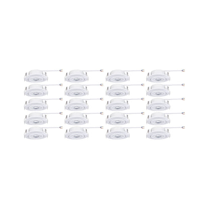 Paulmann LED Einbauleuchte  20er-Set schwenkbar rund 82mm 70°  20x4,8W 20x450lm 230V  3000K Weiß