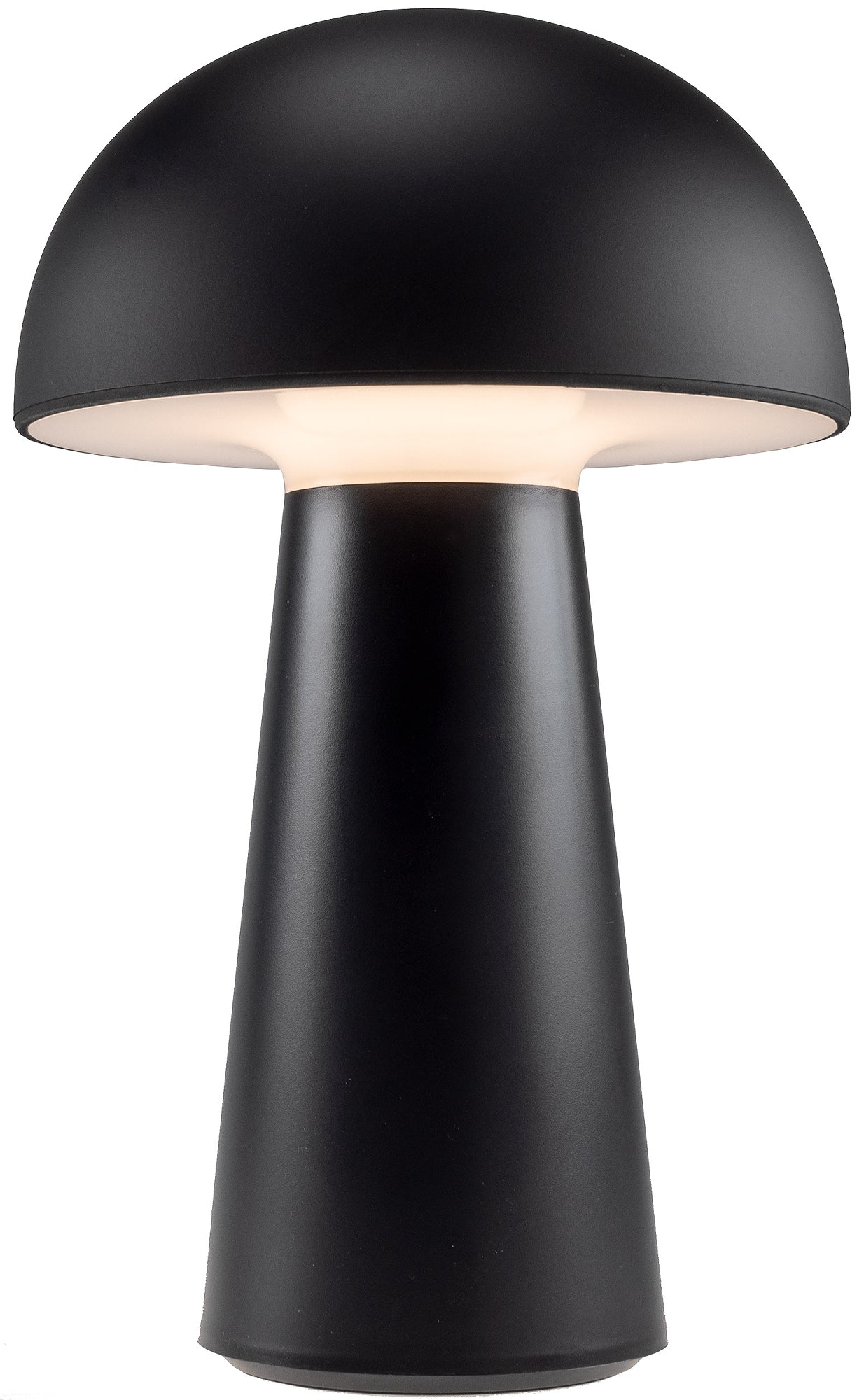 LED Akku-Tischleuchte "Foco Seta" 3000K, IP20, TouchDim, 23cm,matt schwarz