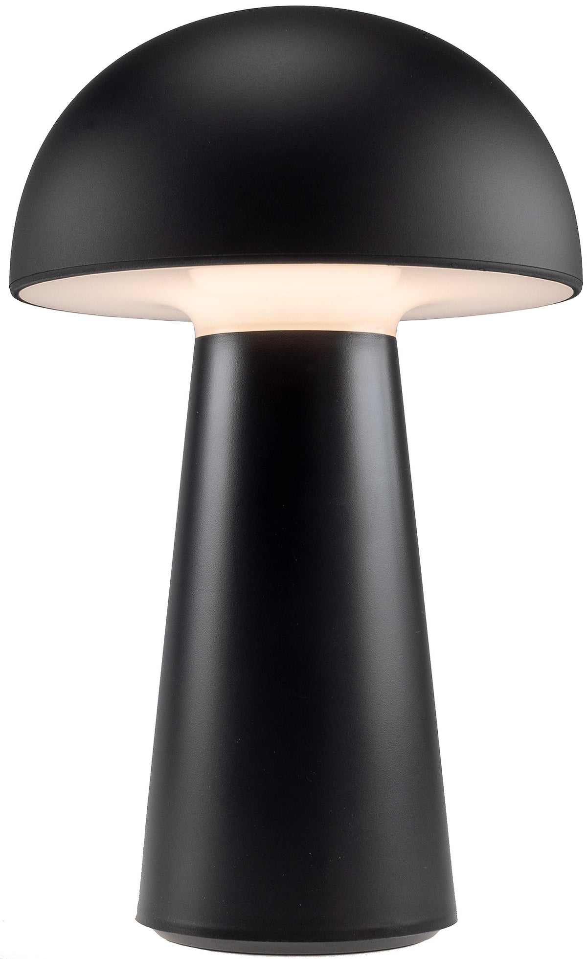 LED Akku-Tischleuchte "Foco Seta" 3000K, IP20, TouchDim, 23cm,matt schwarz