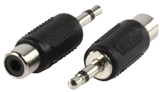 Valueline Mono-Audio-Adapter 3.5 mm male - RCA female Schwarz