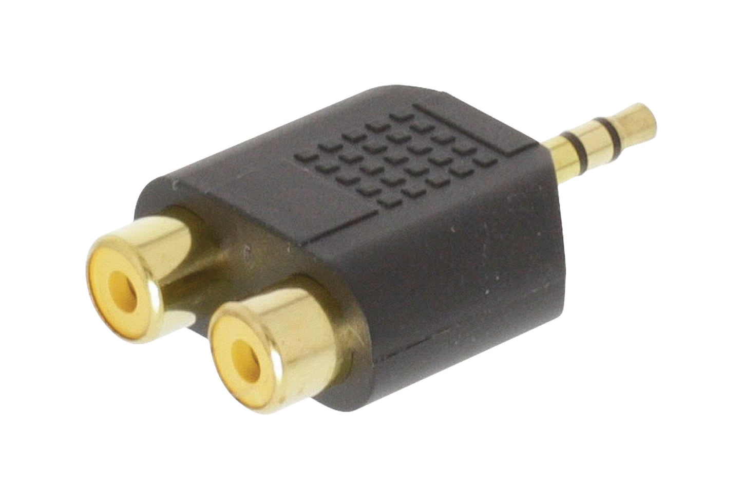 Valueline Stereo-Audio-Adapter 3.5 mm male - 2x RCA female Schwarz