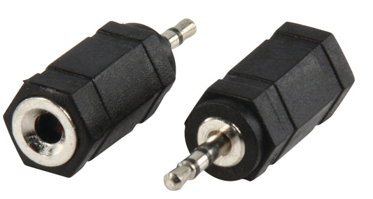 Valueline Stereo-Audio-Adapter 2.5 mm male - 3.5 mm female Schwarz
