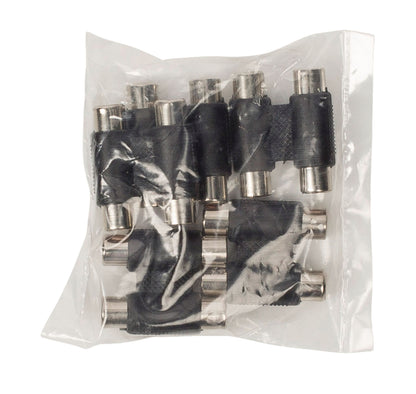 Valueline Stereo-Audio-Adapter 2x RCA female - 2x RCA female Schwarz
