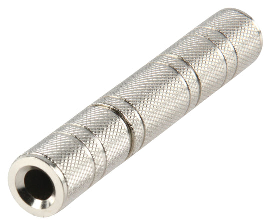 Valueline Mono-Audio-Adapter 6.35 mm female - 6.35 mm female Silber