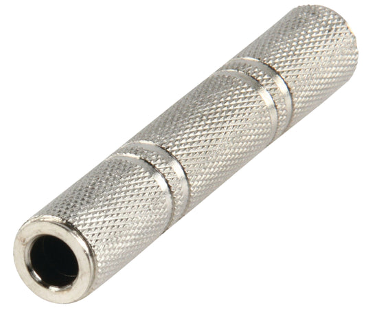 Valueline Stereo-Audio-Adapter 6.35 mm female - 6.35 mm female Silber