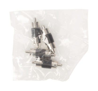 Valueline Stereo-Audio-Adapter RCA male - RCA male Schwarz