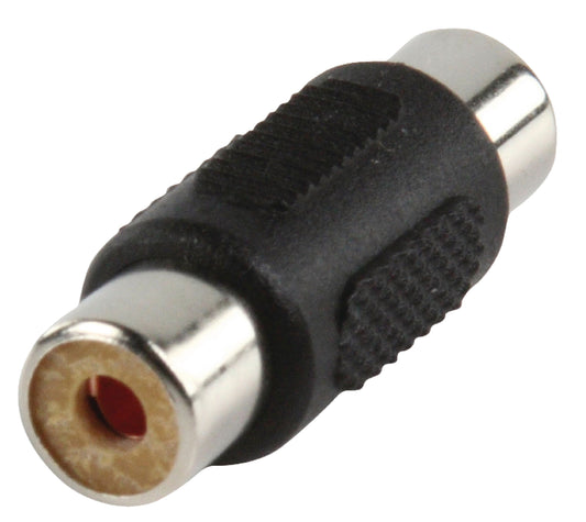 Valueline Stereo-Audio-Adapter RCA female - RCA female Schwarz
