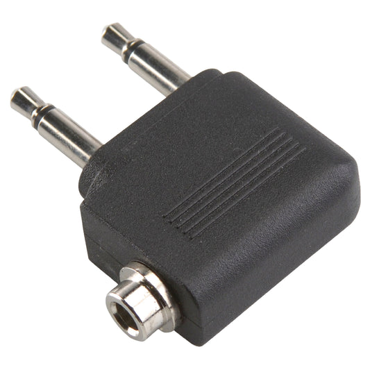 Valueline Stereo-Audio-Adapter 90° abgewinkelt 2x 3.5 mm male - 3.5 mm female Schwarz