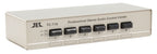 Valueline Lautsprecher-Schalter 2x 3.5 mm Buchse + 3x (2x Cinch Buchse) - 2x Cinch Buchse Silber