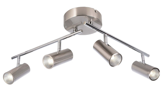 Deko-Light Becrux IV 21W silberfarben gebürstet