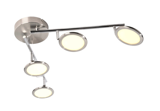 Deko-Light Botein IV 22W silberfarben gebürstet