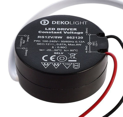 Deko-Light ROUND, CV, RS12V/8W  Schwarz