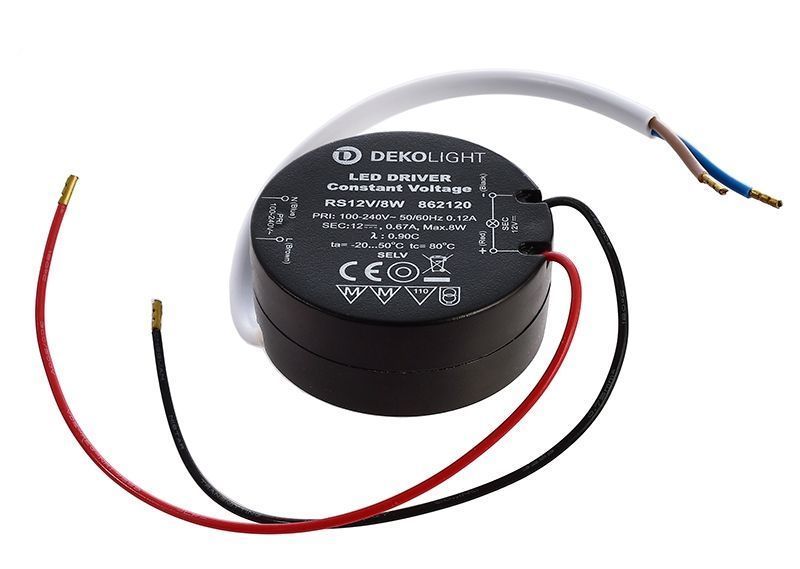 Deko-Light ROUND, CV, RS12V/8W  Schwarz