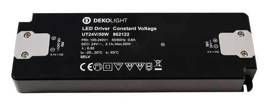 Deko-Light FLAT, CV, UT24V/50W  Schwarz
