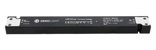 Deko-Light LONG-FLAT, CV, LT-45-12  Schwarz