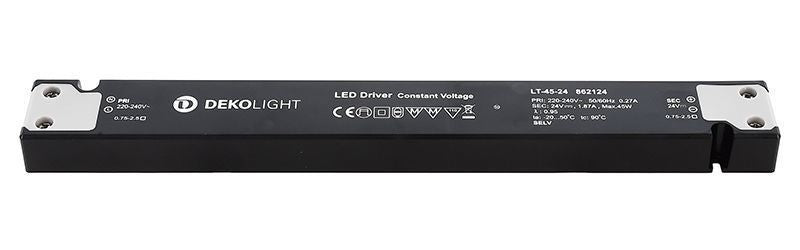 Deko-Light LONG-FLAT, CV, LT-45-24  Schwarz