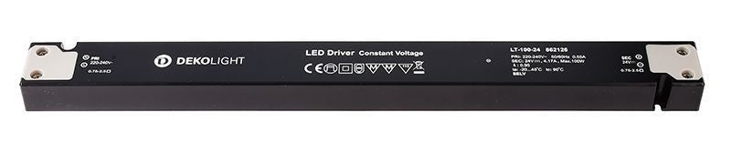 Deko-Light LONG-FLAT, CV, LT-100-24  Schwarz