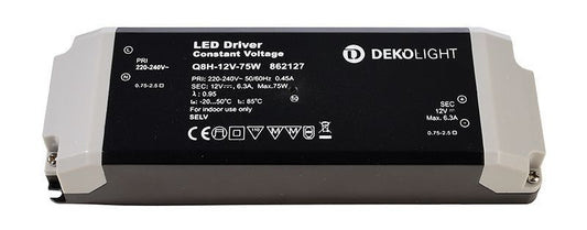 Deko-Light BASIC, CV, Q8H-12-75W  Schwarz