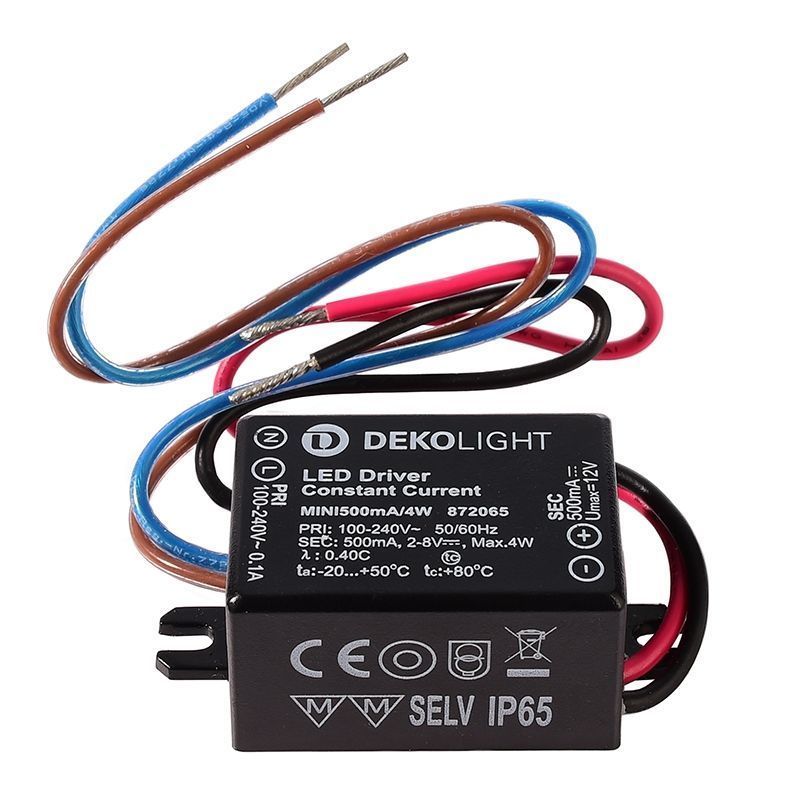 Deko-Light MINI, CC, 500mA/4W  Schwarz