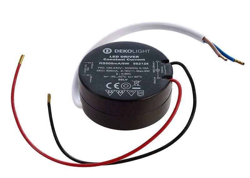 Deko-Light ROUND, CC, RS500mA/8W  Schwarz